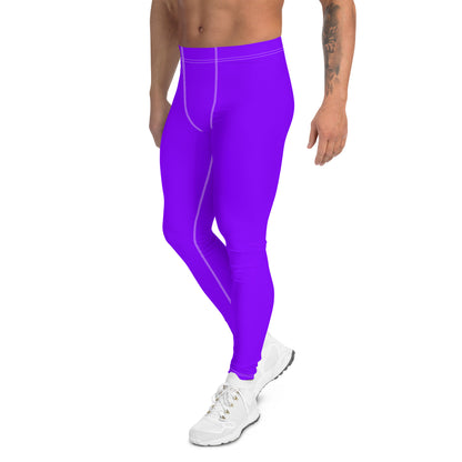 Neon Purple Men's Leggings