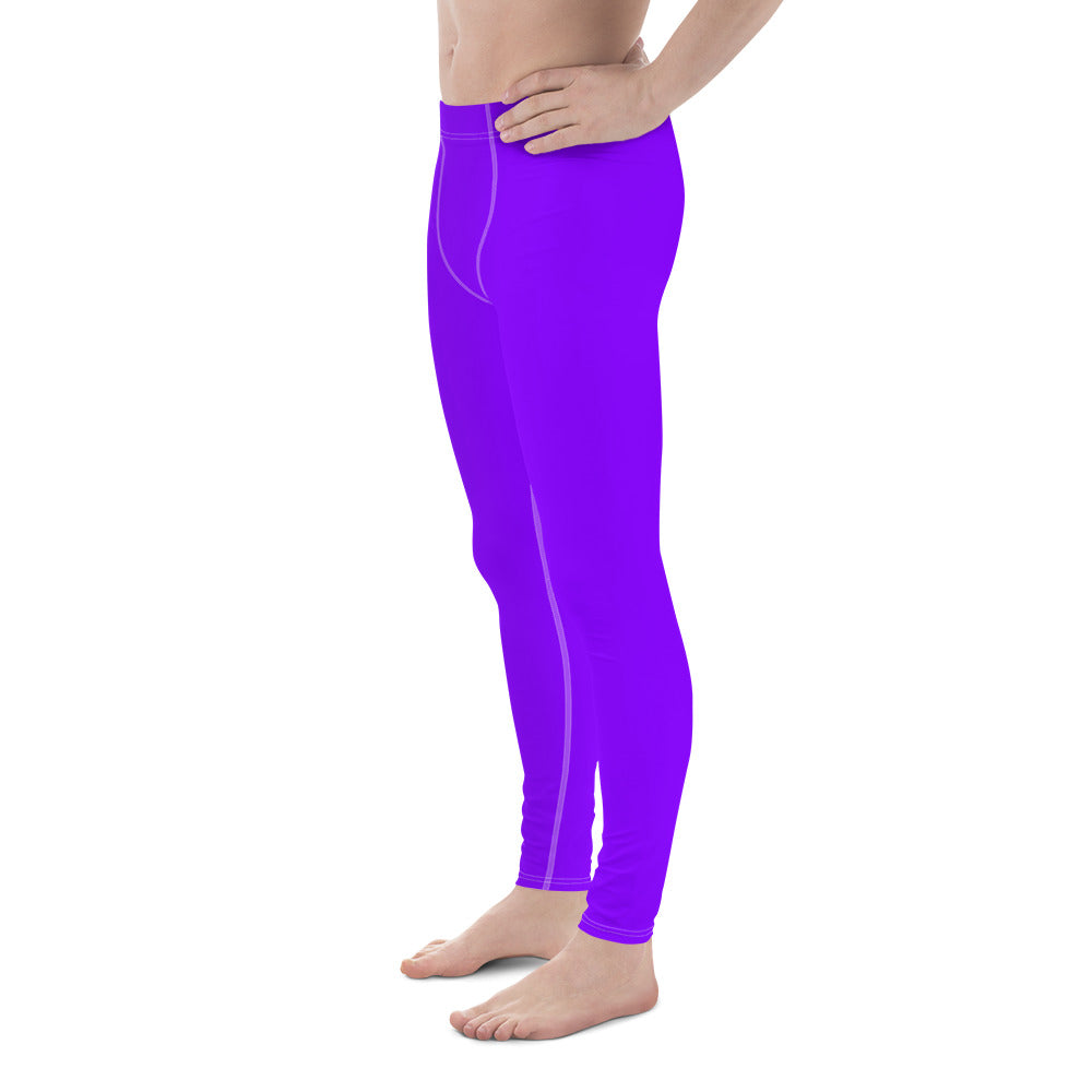 Neon Purple Men's Leggings