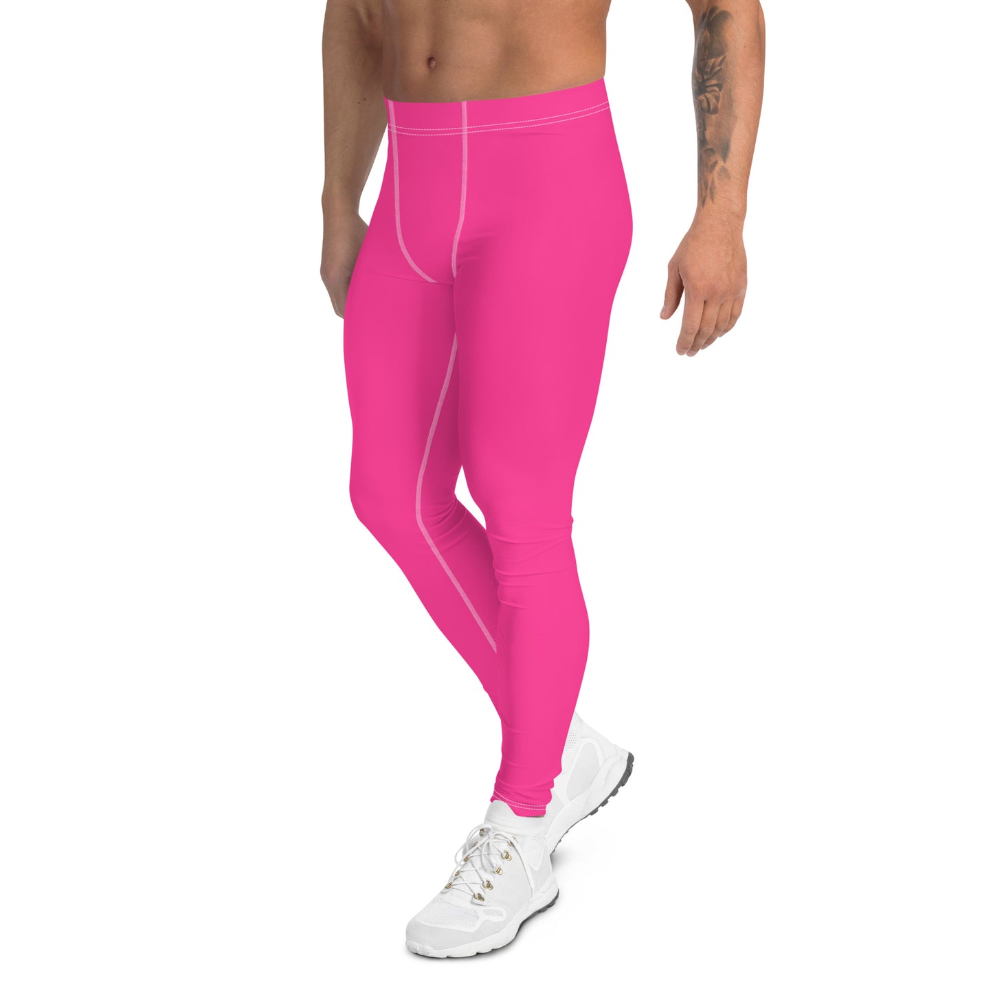 Neon Pink Men's Leggings