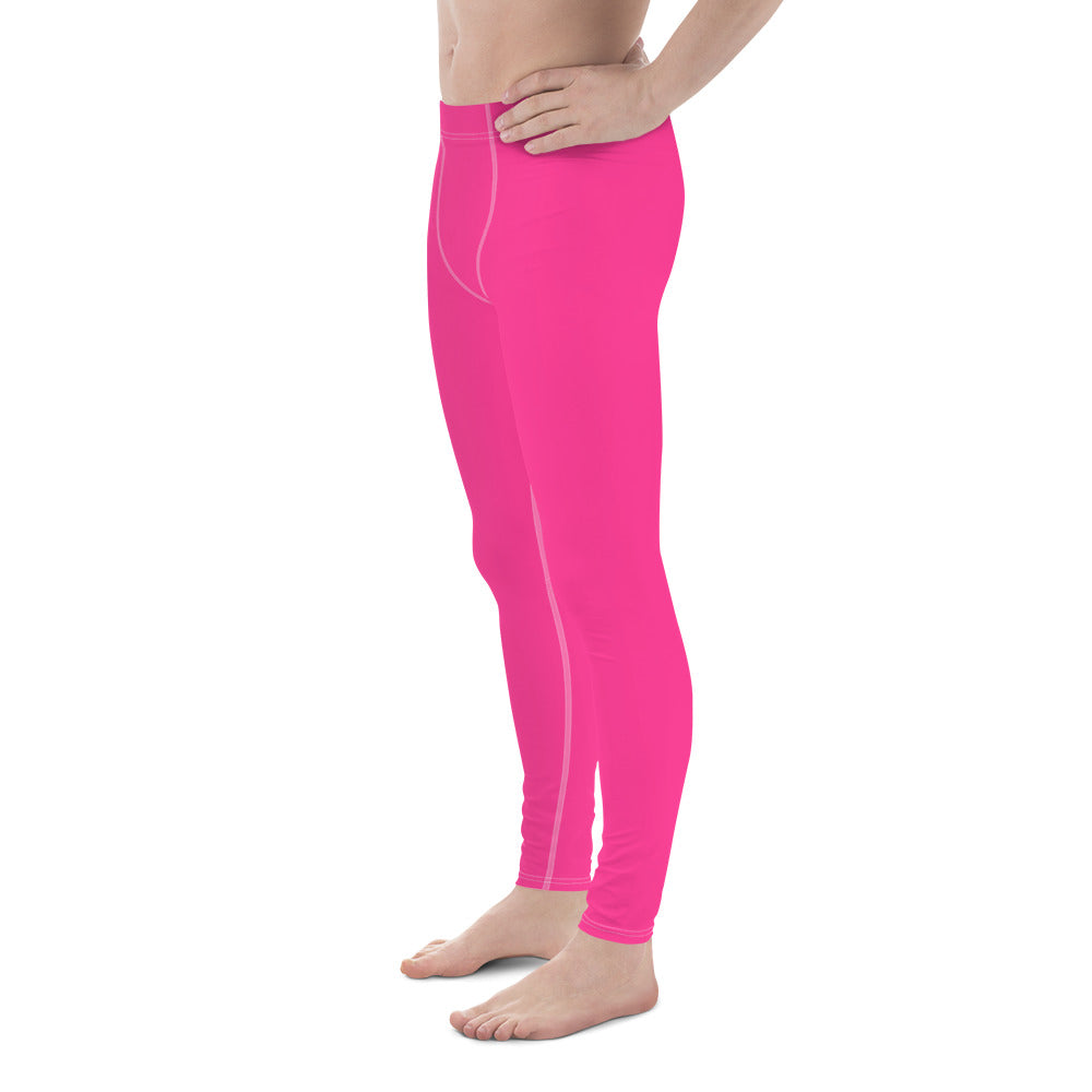 Neon Pink Men's Leggings