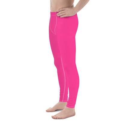 Neon Pink Men's Leggings