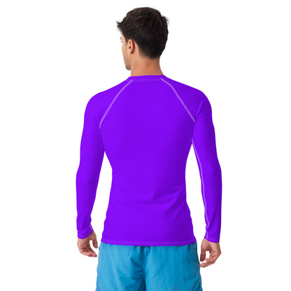 Neon Purple Men's Rash Guard