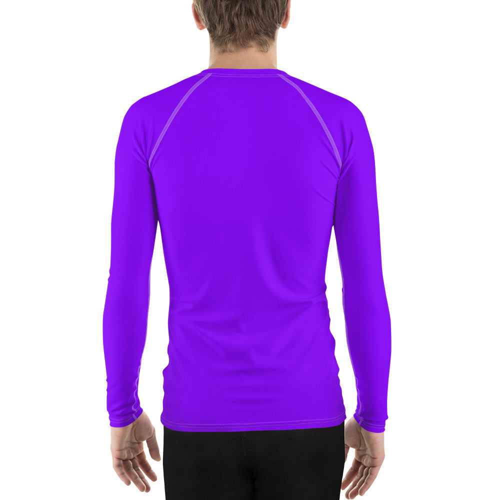 Neon Purple Men's Rash Guard