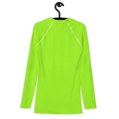 Neon Green Mens Rash Guard