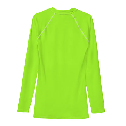 Neon Green Mens Rash Guard
