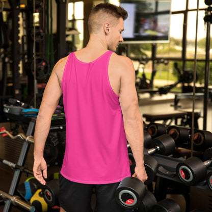 Neon Pink Men's Tank Top