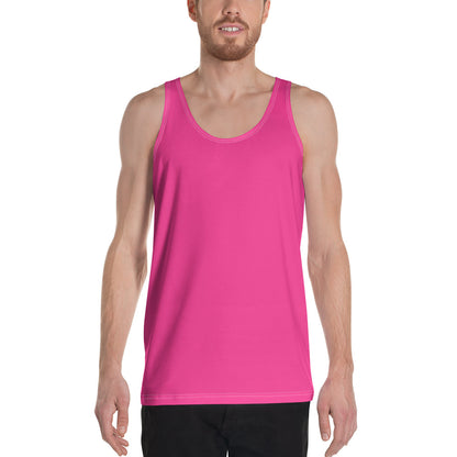 Neon Pink Men's Tank Top