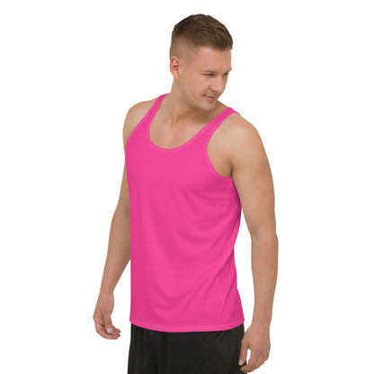 Neon Pink Men's Tank Top