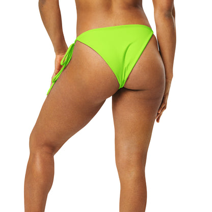 Neon Green Eco String Bikini Bottom