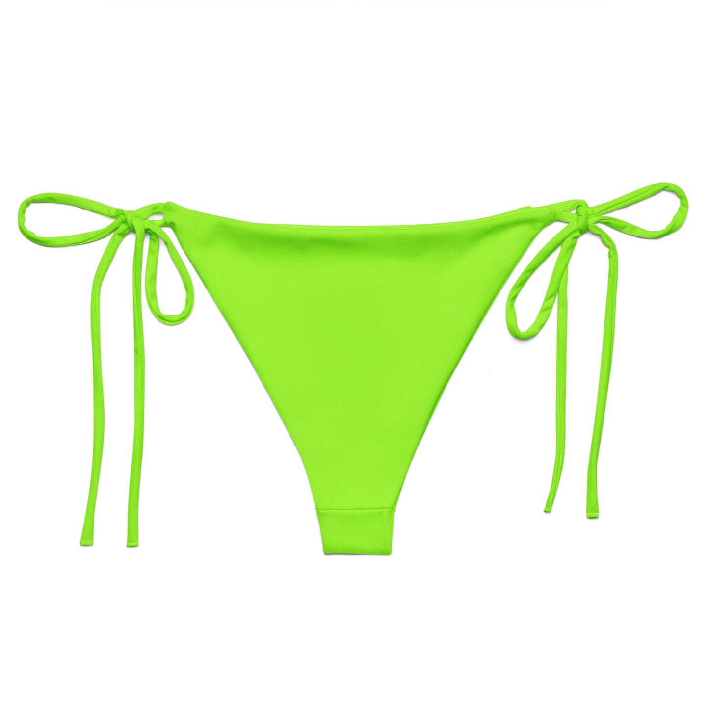 Neon Green Eco String Bikini Bottom