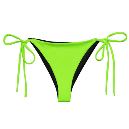 Neon Green Eco String Bikini Bottom