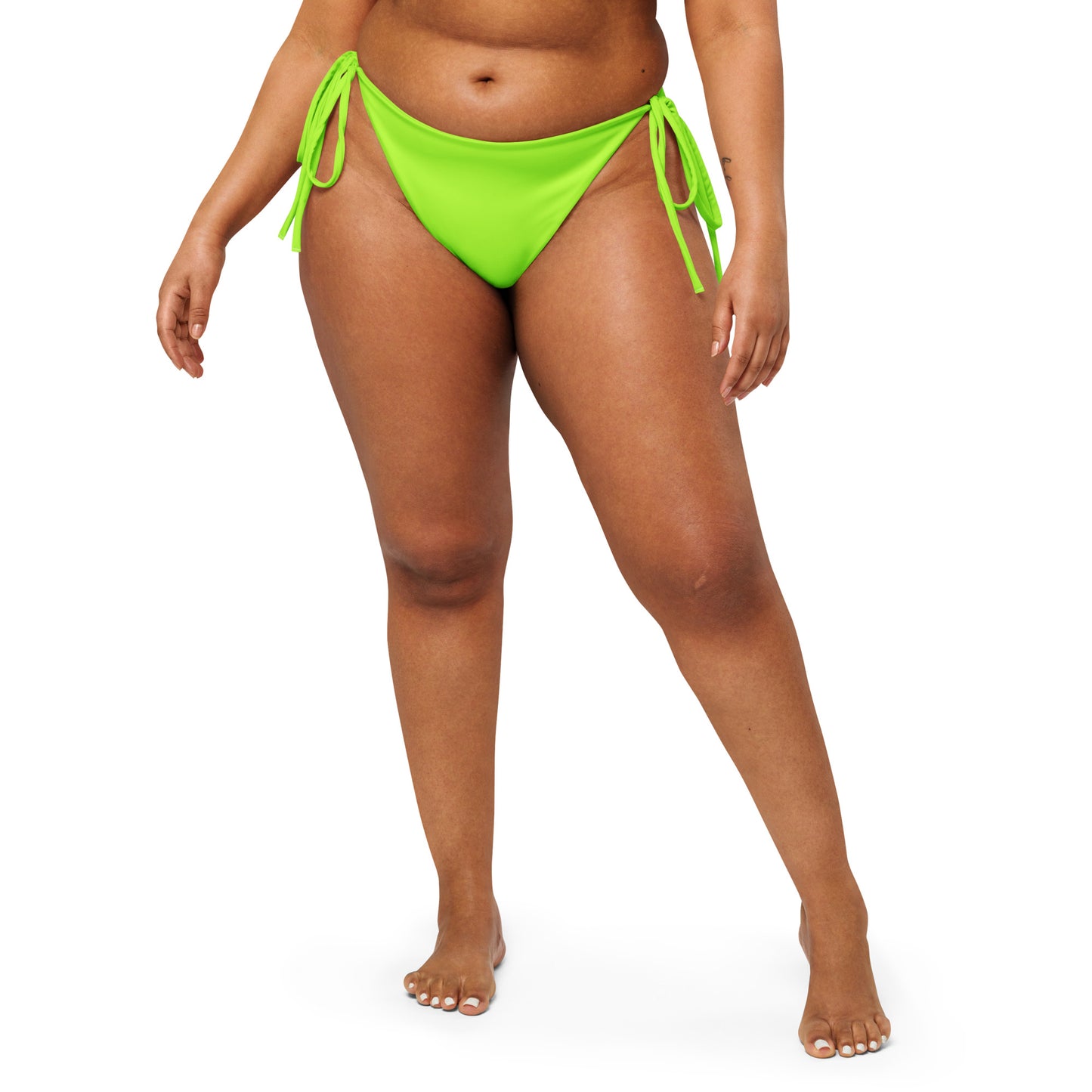 Neon Green Eco String Bikini Bottom