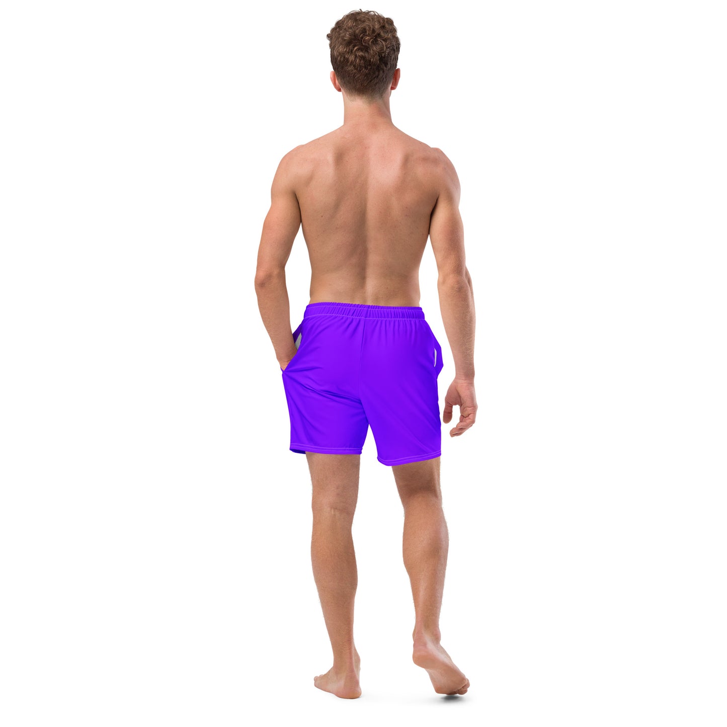 Neon Purple Eco Swim Trunks