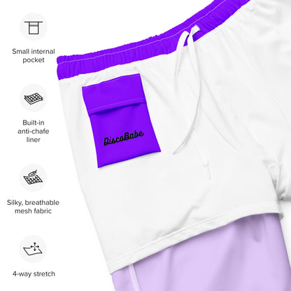 Neon Purple Eco Swim Trunks