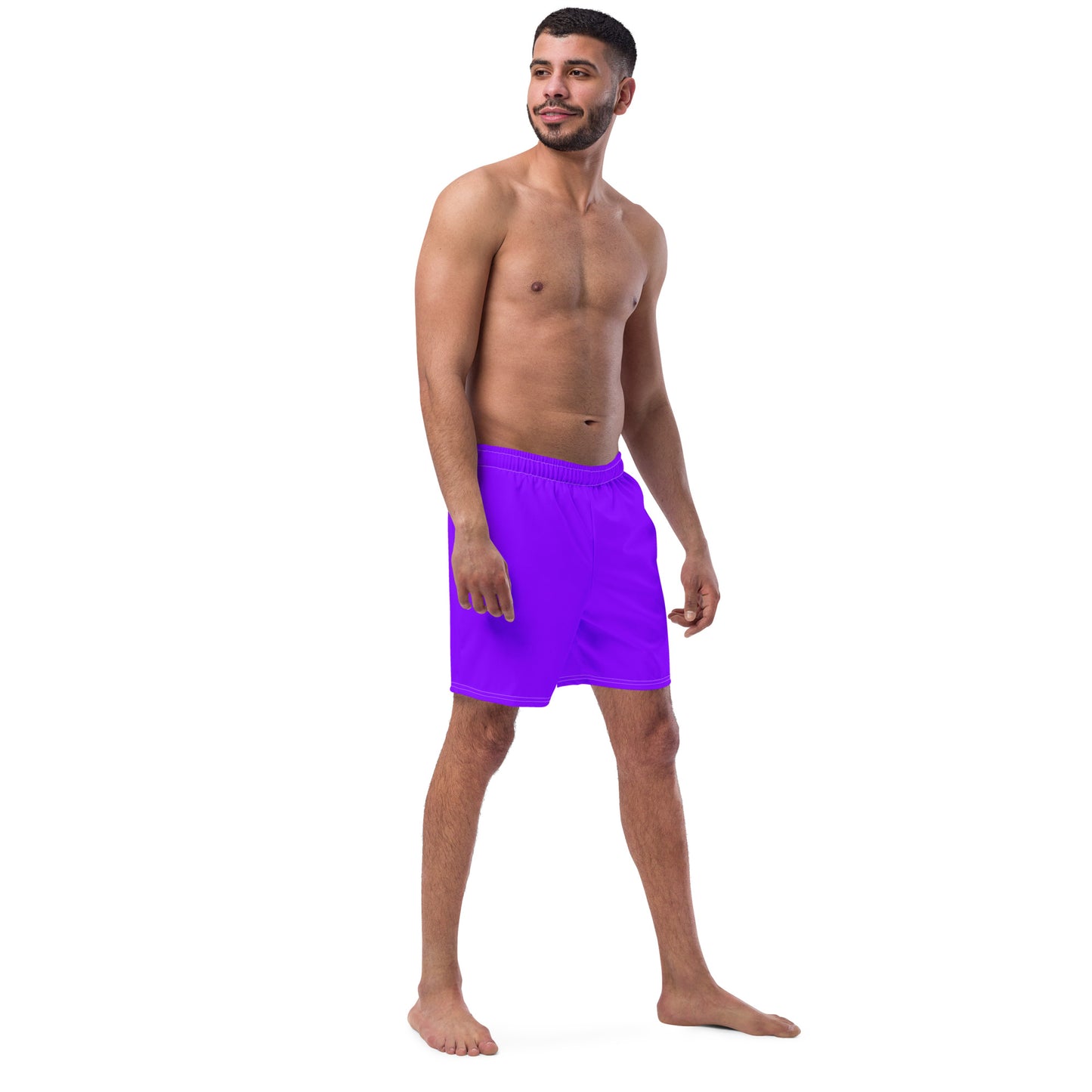 Neon Purple Eco Swim Trunks