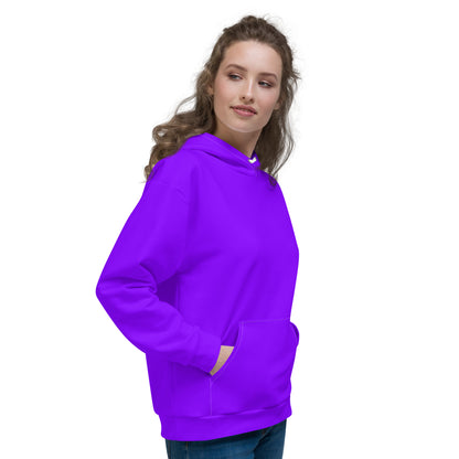 Neon Purple Unisex Eco Hoodie