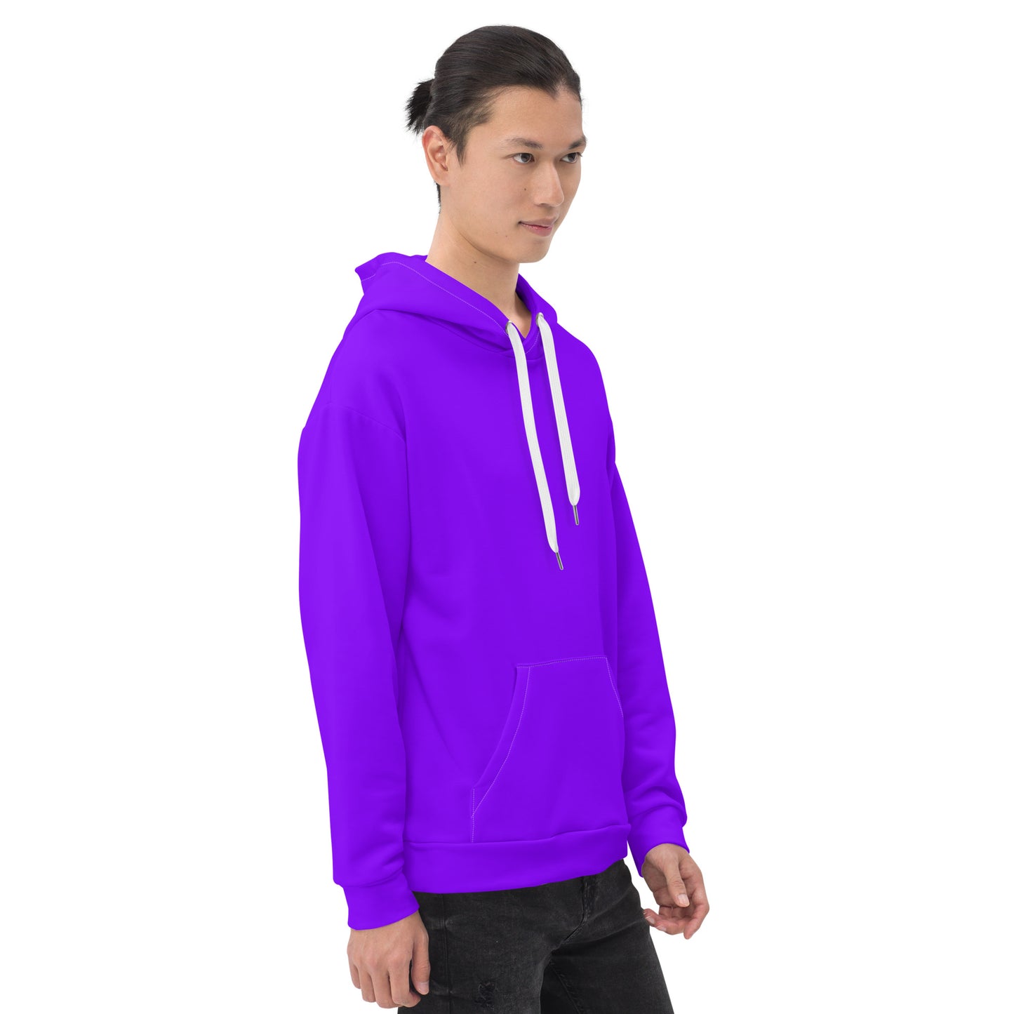 Neon Purple Unisex Eco Hoodie