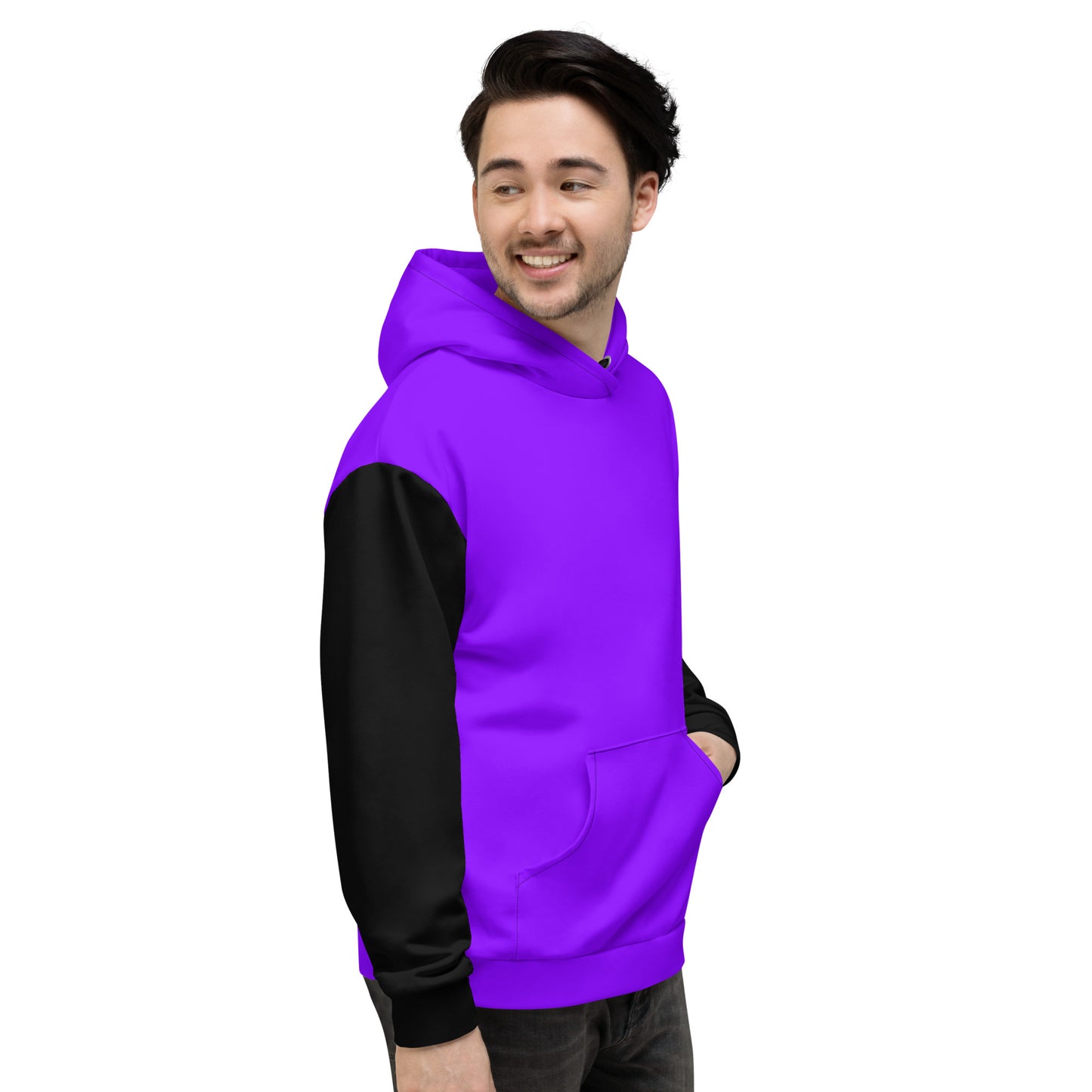 Neon Purple Eco Hoodie