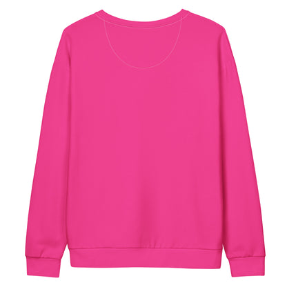 Neon Pink Unisex Eco Sweatshirt