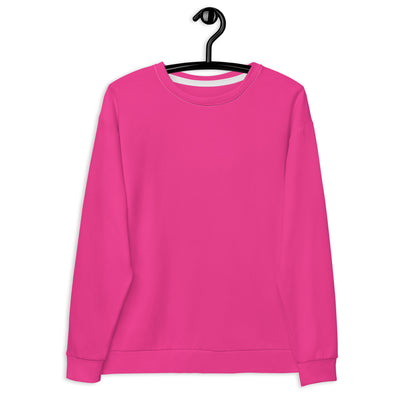 Neon Pink Unisex Eco Sweatshirt