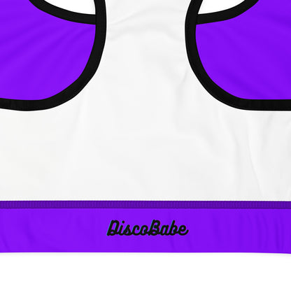 Neon Purple Sports bra