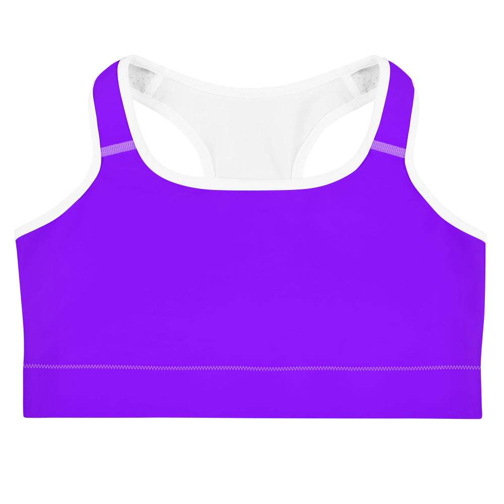 Neon Purple Sports bra