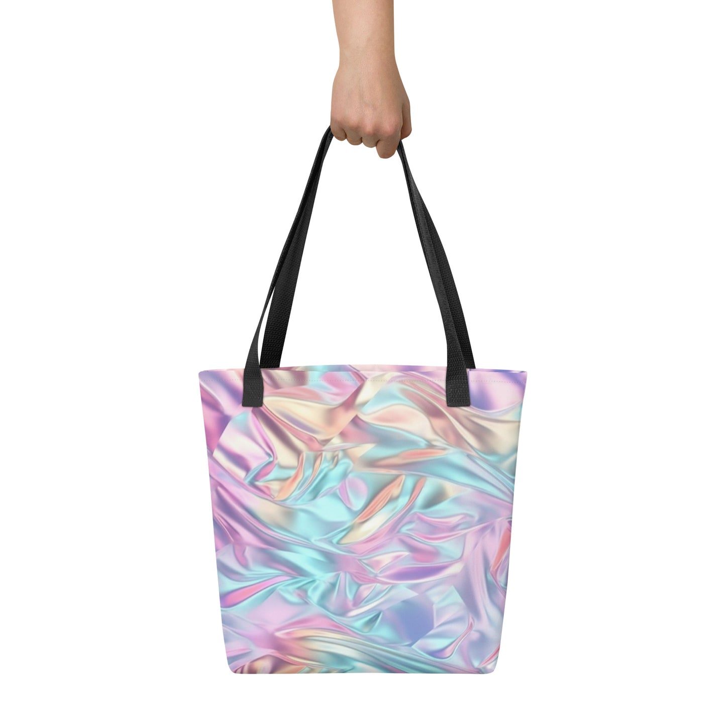 Pastel 3D Foil All Over Print Tote Bag