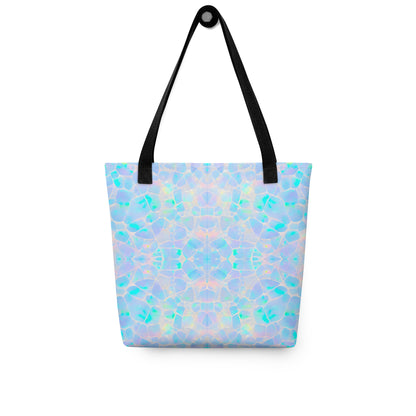 Opal Mermaid Scales All Over Print Tote Bag