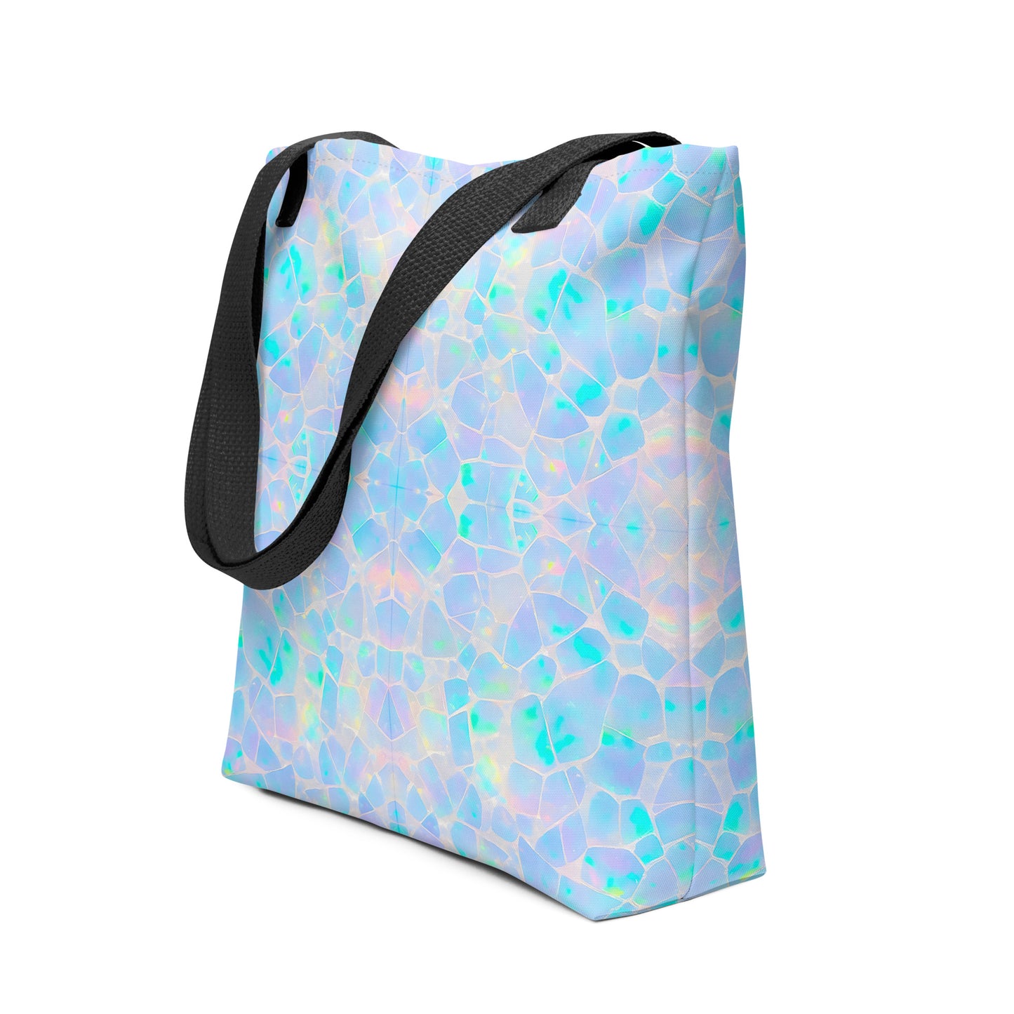 Opal Mermaid Scales All Over Print Tote Bag