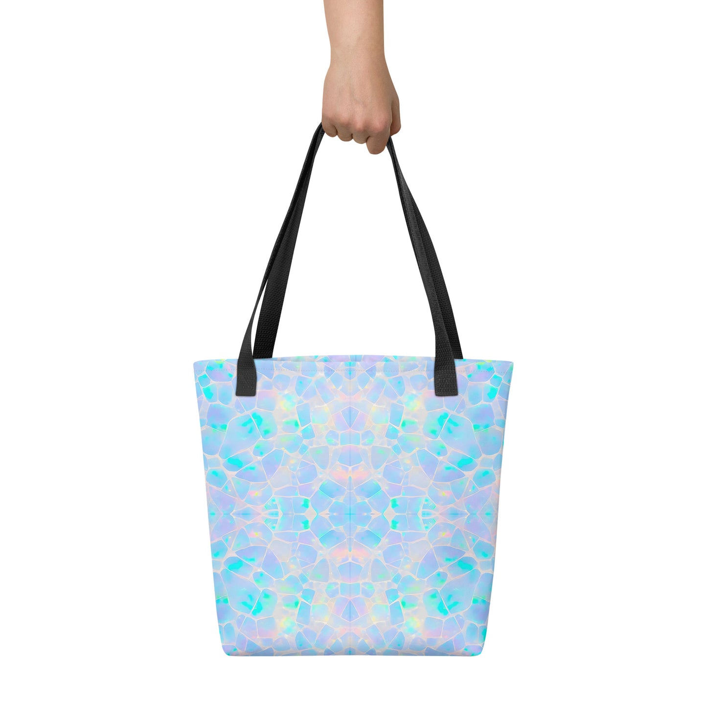 Opal Mermaid Scales All Over Print Tote Bag