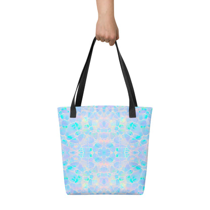 Opal Mermaid Scales All Over Print Tote Bag