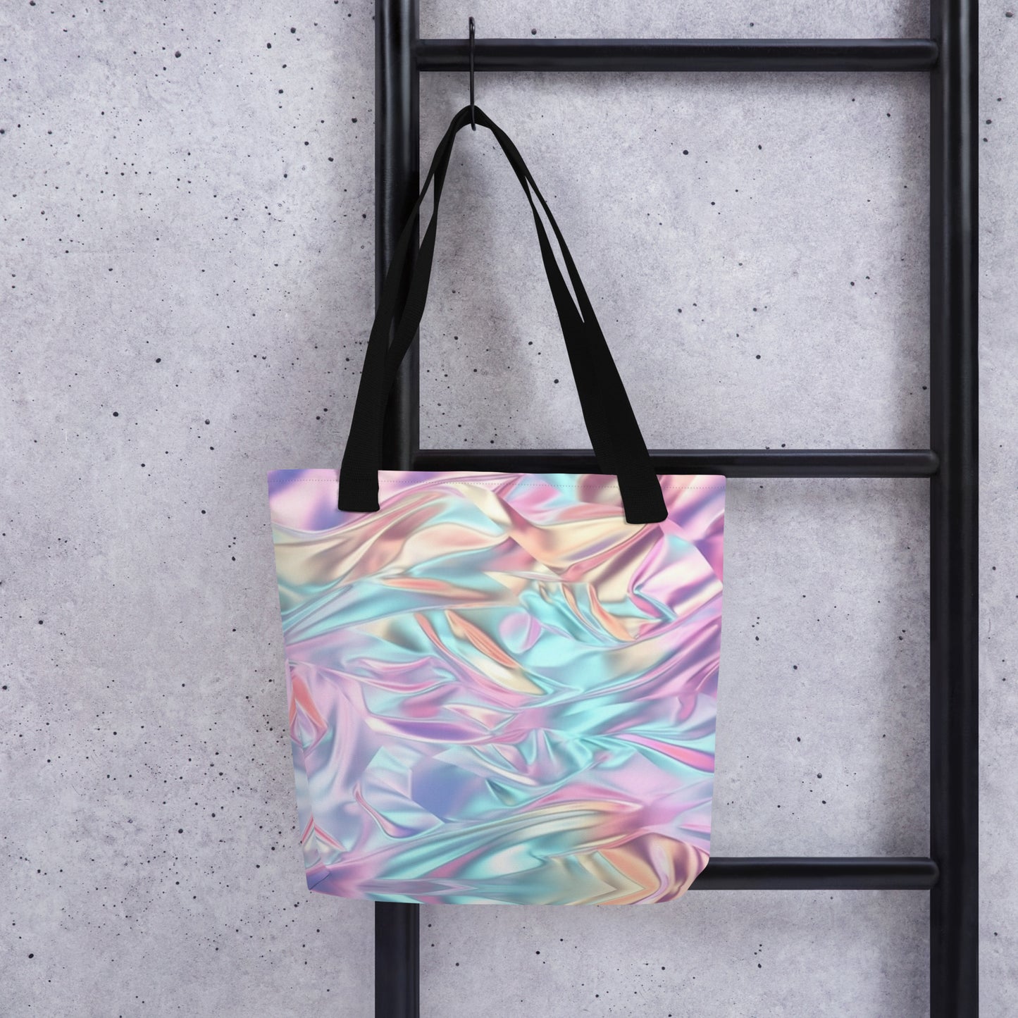 Pastel 3D Foil All Over Print Tote Bag