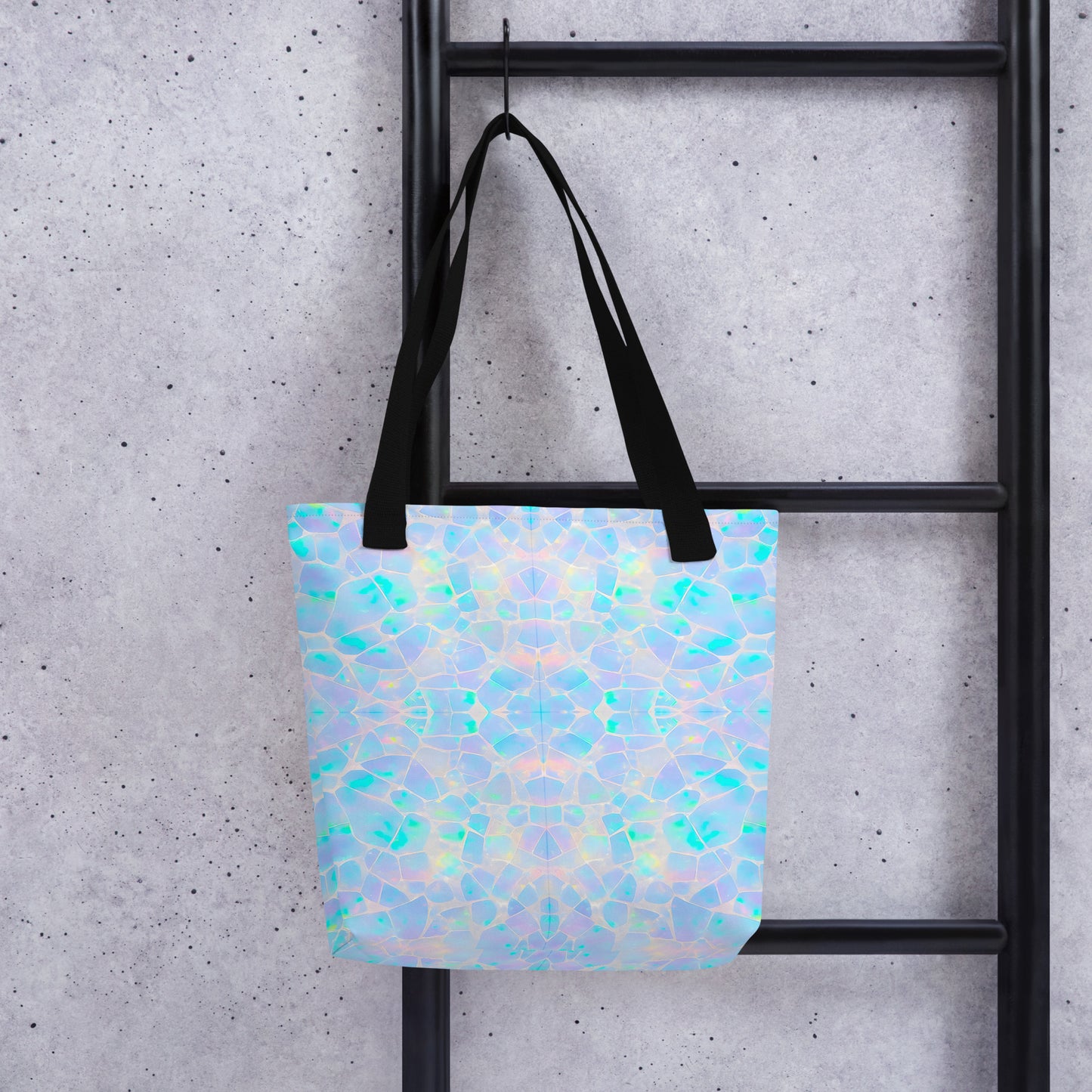 Opal Mermaid Scales All Over Print Tote Bag