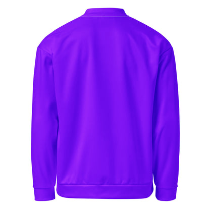 Neon Purple Unisex Bomber Jacket