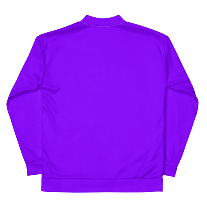 Neon Purple Unisex Bomber Jacket