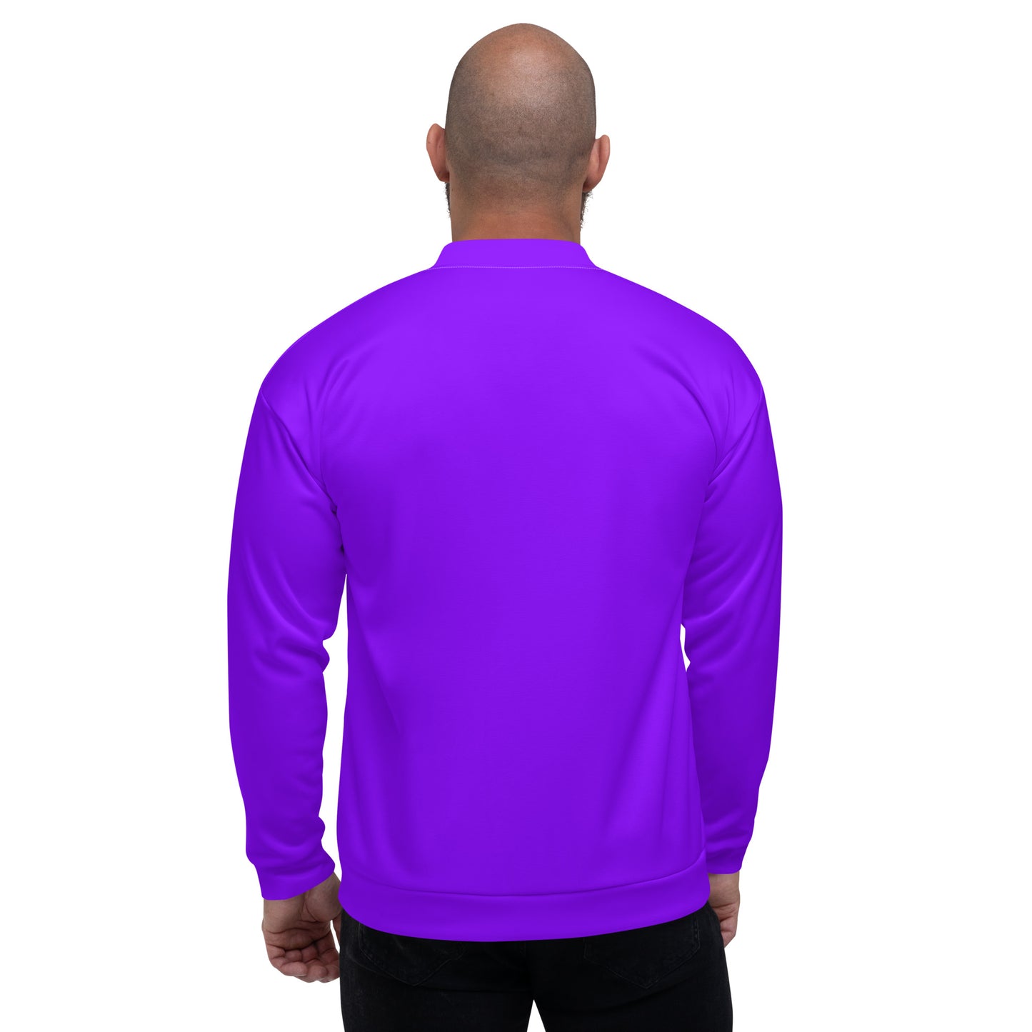Neon Purple Unisex Bomber Jacket