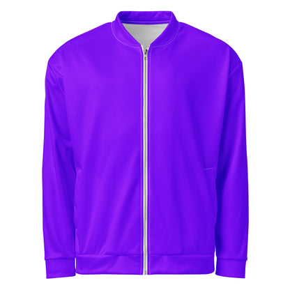 Neon Purple Unisex Bomber Jacket