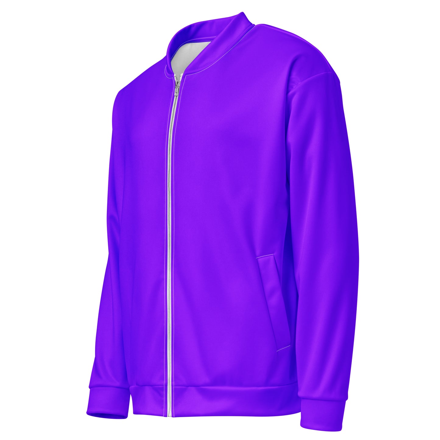 Neon Purple Unisex Bomber Jacket