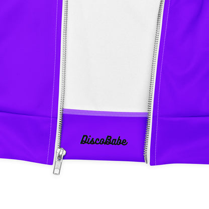 Neon Purple Unisex Bomber Jacket