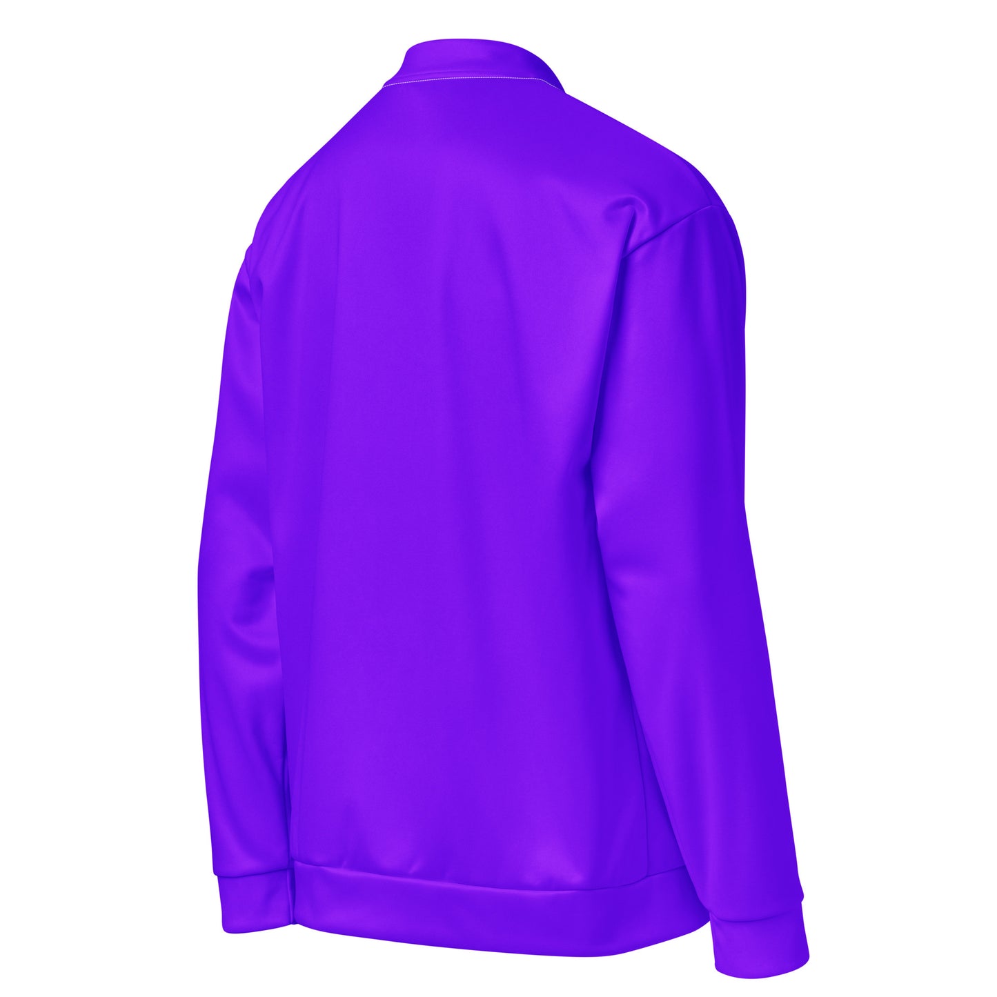 Neon Purple Unisex Bomber Jacket