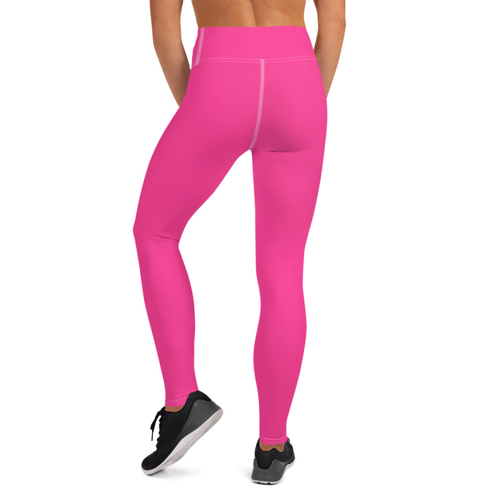 Neon Pink Yoga Leggings