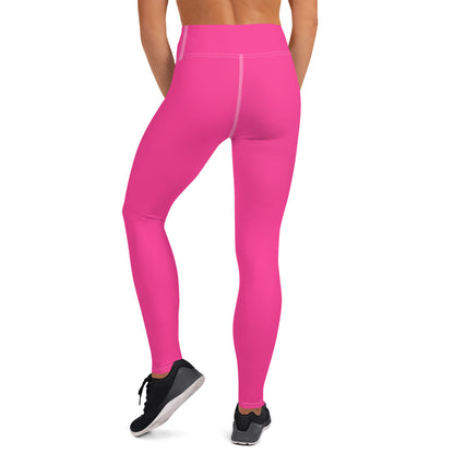 Neon Pink Yoga Leggings