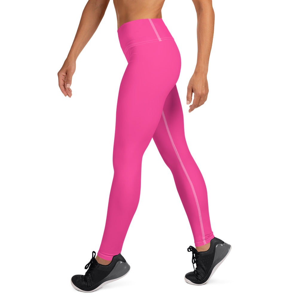 Neon Pink Yoga Leggings