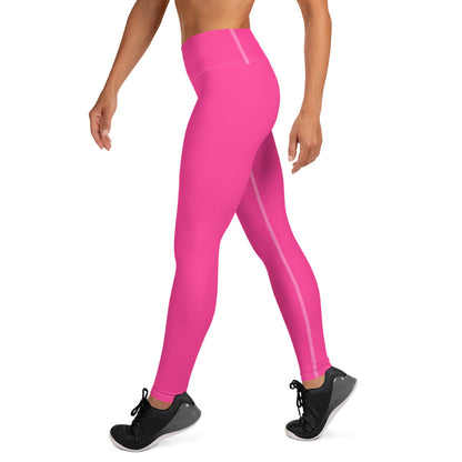 Neon Pink Yoga Leggings