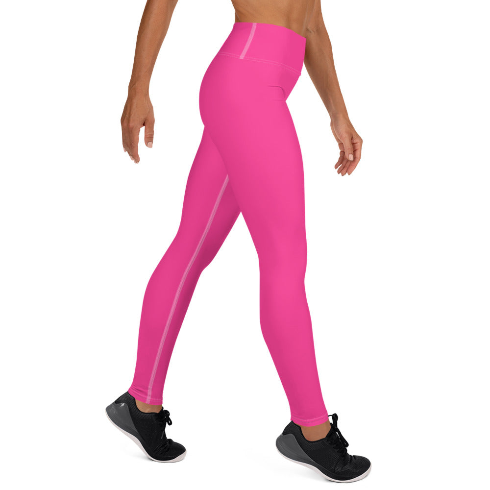 Neon Pink Yoga Leggings