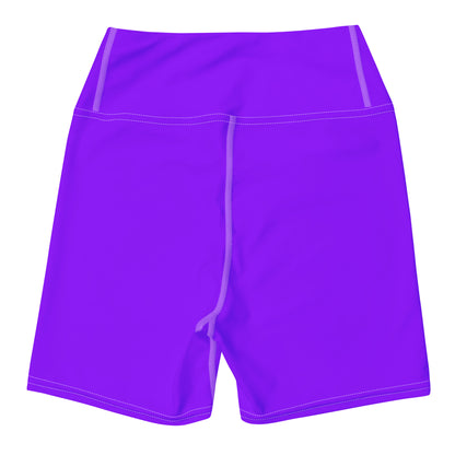 Neon Purple Yoga Shorts
