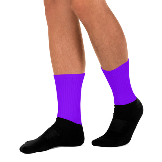 Neon Purple Socks