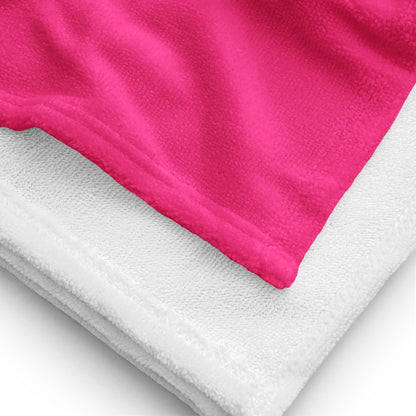 Neon Pink Cotton Towel