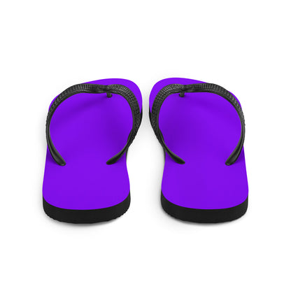 Neon Purple Flip-Flops