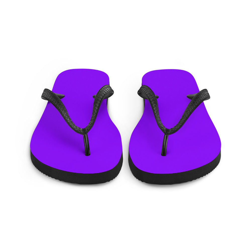 Neon Purple Flip-Flops